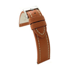 Kožni kaiš Diloy 22mm DIL376.3 Svetlo braon