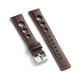 Kožni kaiš Diloy 22mm DIL355.2 Tamno braon boja