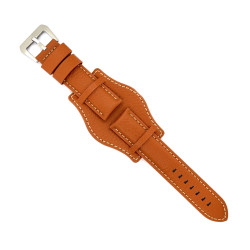 Kožni kaiš Diloy 18mm DIL386.3 Svetlo braon