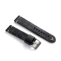 Kožni kaiš Diloy 20mm DIL403.1 Crna boja