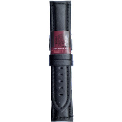 Kožni kaiš Diloy 24mm DIL393.1 Crna boja