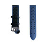 Kožni kaiš Diloy 22mm DIL380.1.5 Crna sa plavim štepom