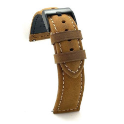 Kožni kaiš Diloy 20mm DIL397.3 Svetlo Braon boja