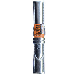 Kožni kaiš Diloy 24mm DIL369.31 Srebrna boja