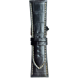 Kožni kaiš Diloy 26mm DIL378EA.1 Crna boja