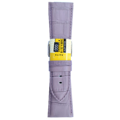 Kožni kaiš Diloy 26mm DIL368EA.18 Lila boja