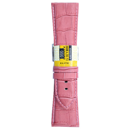 Kožni kaiš Diloy 28mm DIL368EA.13 Roze boja