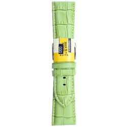 Kožni kaiš Diloy 28mm DIL368EA.11 Svetlo zelena boja