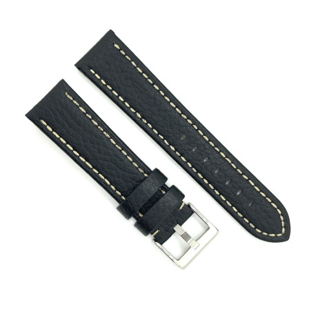 Kožni kaiš Diloy 26mm DIL376EA.1 Crna boja