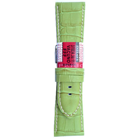 Kožni kaiš Diloy 30mm DIL378EA.11 Svetlo zelena boja