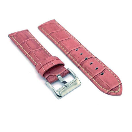 Kožni kaiš Diloy 28mm DIL378EA.13 Roze boja