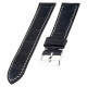 Kožni kaiš 18mm Crna boja 18.234