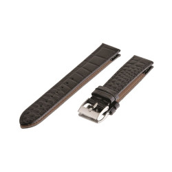 Kožni kaiš 18mm Crna 18.204