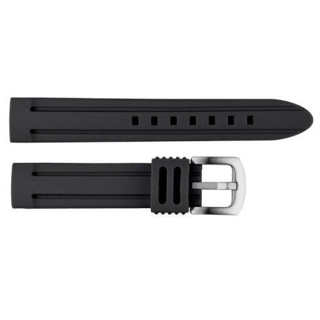 Silikonski kaiš Crna 22mm SK22.01