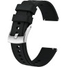 Silikonski kaiš Crna 22mm SK22.36