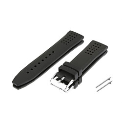 Silikonski kaiš Crna boja 22mm SK22.56