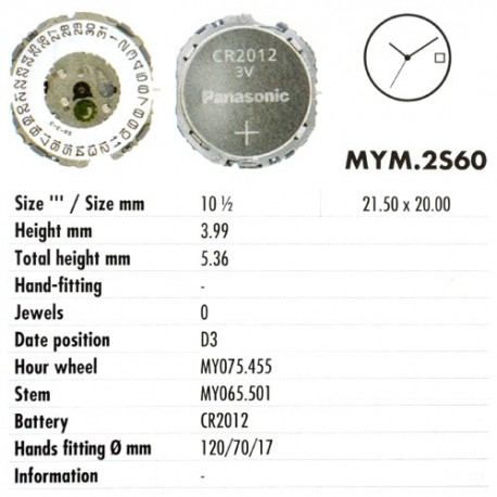 MIYOTA 2S60