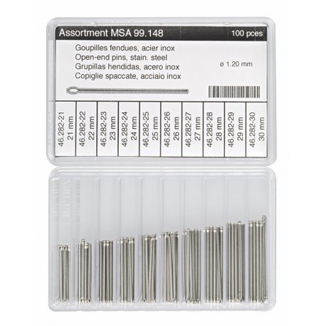 Horotec set iglica za metalne kaiševe 100 komada, Ø 1.20 mm