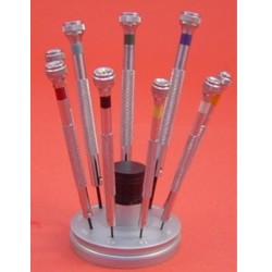 Set šrafcigera 9 kom. sa metalnim postoljem i nastavcima